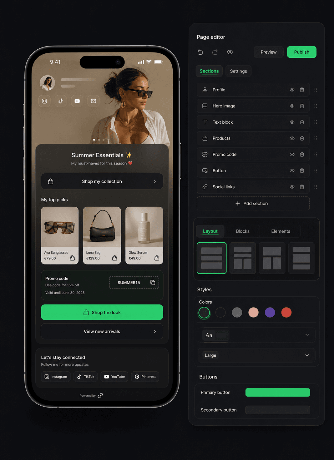 Create pages that make people want to click